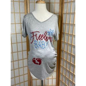 NWT Face Kisses Freedom Baby Tee